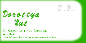 dorottya mut business card